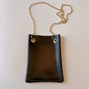 NEW Leather cell phone crossbody/pouch